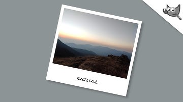 GIMP: Polaroid Effect in GIMP – Two Easy Methods.