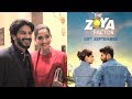 Sonam kapoor  dulquer salman promoting the zoya factor  abv entertainment