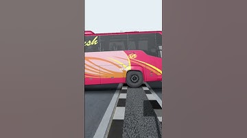 Scania Bus On Devider ❤️😍 #shorts