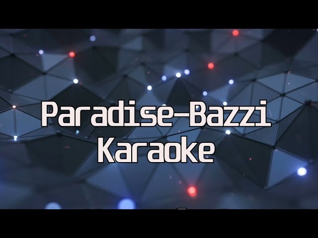 Bazzi - Paradise INSTRUMENTAL/KARAOKE (Prod. by MUSICHELP) 