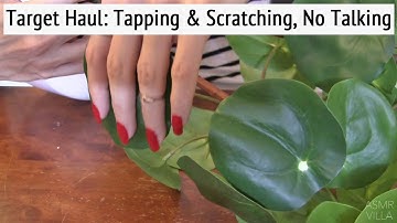 ASMR * Target Haul * Tapping & Scratching * Fast Tapping * No Talking * ASMRVilla