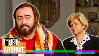 Luciano Pavarotti Refuses to Sing for Wife Adua in Uncut Interview (1992)