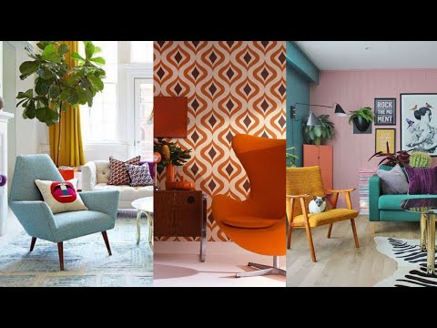 Retro Style Living Room Inspiration. Retro Living Room Decor and Design Ideas.