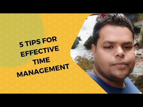 5 Tips for Effective Time Management - YouTube
