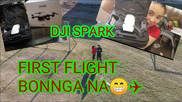 DJI SPARK UNBOXING + FIRST FLIGHT.