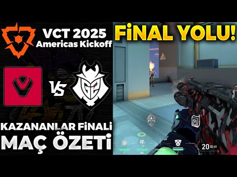 Sentinels vs G2 MAÇ ÖZETİ | VALORANT 2025 AMERICAS Kickoff