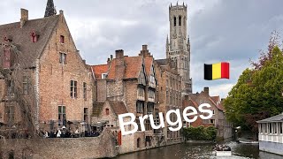 Passeando com minha família em Bruges