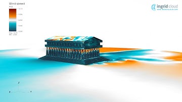 Parthenon - Athenas | Wind Simulation by Ingrid Cloud