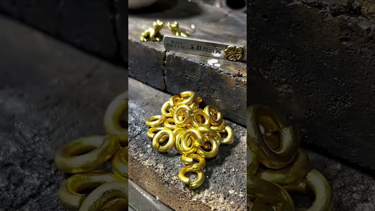 Amazing 24k Gold Luxury Chain Bracelet Making 🔥😯 ✨