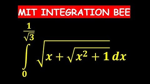 Revisiting this integral from the MIT integration Bee