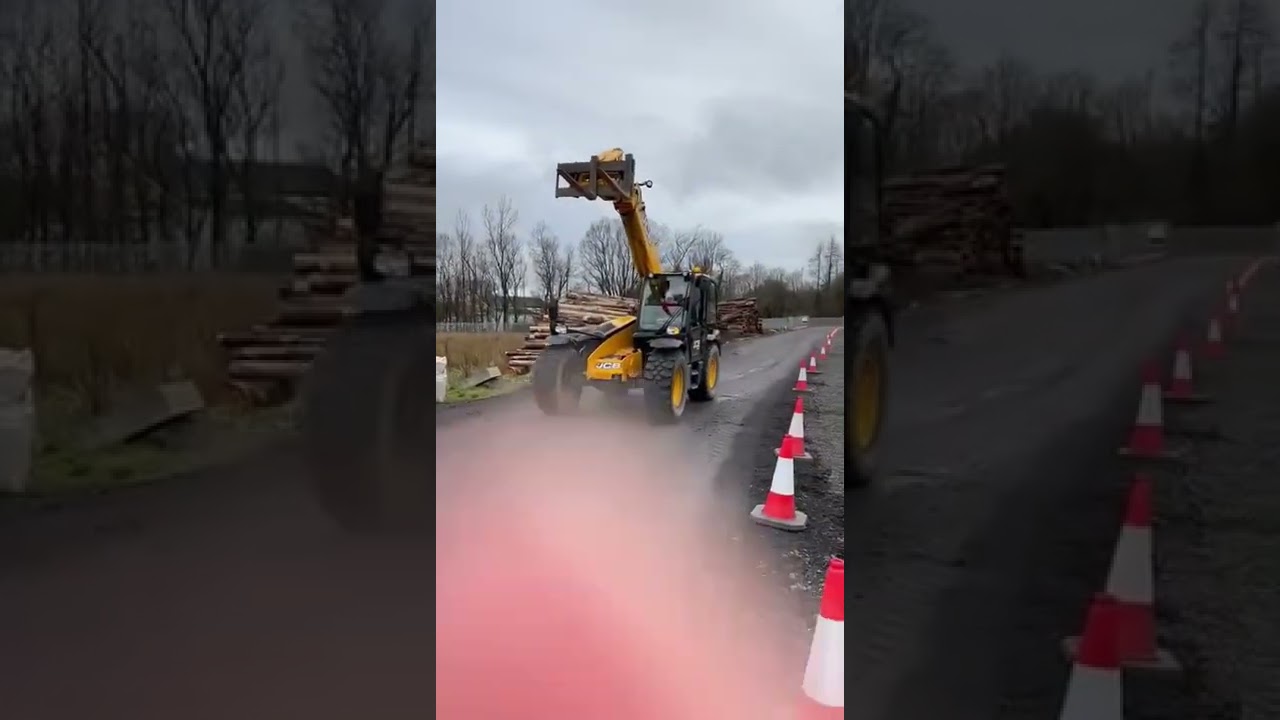 Joshua Newton in tractor