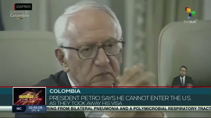 Colombia | President Gustavo Petro claims U.S. visa was revoked