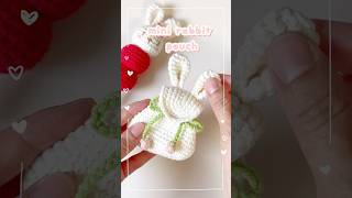 코바늘 미니토끼파우치 ❤️ 동전지갑으로 에어팟파우치로 🐰 #코바늘 #코바늘뜨기 #코바늘소품 #코바늘파우치 #코바늘인형
