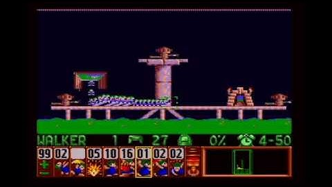 Lemmings (SNES) Tricky 26: I have a cunning plan
