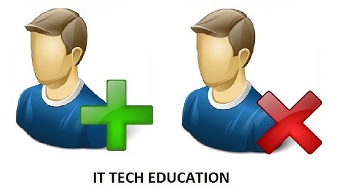 How to create and delete user account in Window 10