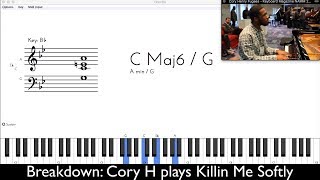 Video thumbnail of "Breakdown of Cory Henry Killin me Softly |"