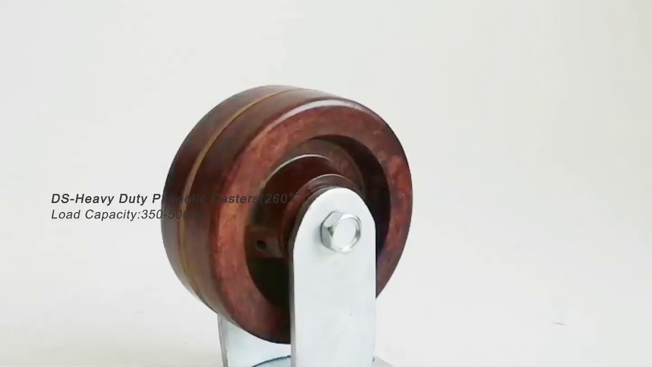 Heavy Duty Fixed Phenolic Casters Wheels: High Temperature Casters and Wheels