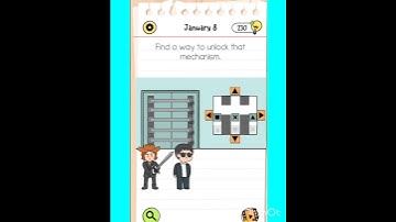 Braintest all-star:IQ Boost daily level January8 Find a way to unlock that mechanism #short #youtube