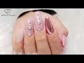 Watch me doing rose gold and pink nails . Sculpted fiber gel coffin shape nails.