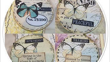 lets make : Circle snippets/embellishments for your journals Inspired By Buttonsforbrains