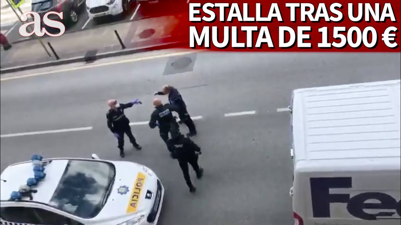 Un policía le pone una multa de 1.500€ a un repartidor: indescriptible su rabia | Diario AS