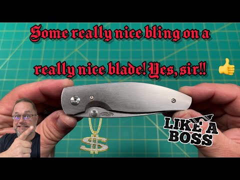 This I can scale… my new Ti textured TRM scales on my Atom knife… is this better? Yes!