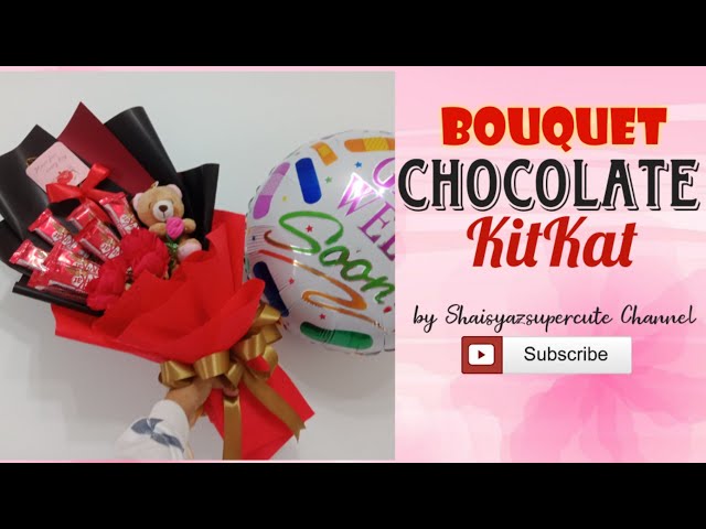 tutorial bouquet coklat dalam kotak