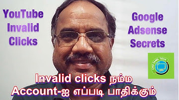 How to avoid invalid clicks in Google Adsense on YouTube Channel in Tamil