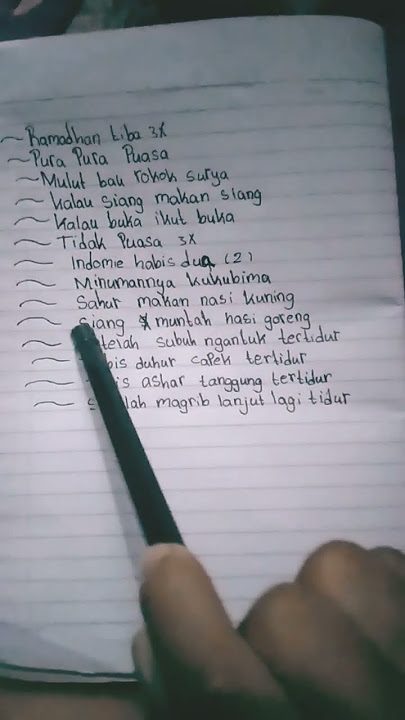 Buat lagu RAMADHAN versi tidak puasa