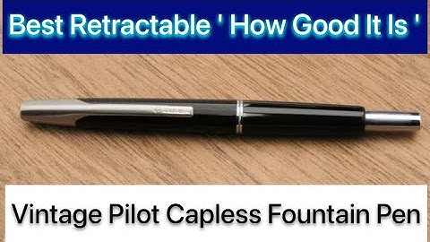 Vintage Pilot Vanishing Point | Capless Fountain Pen | Best Retractable Fountain Pen #fountainpen