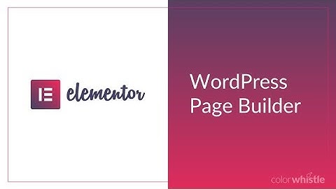 Elementor |WordPress Elementor Page Builder Make A Complete Website|Tutorial
