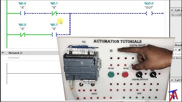 PLC Ladder Program for Logic Gates NOR, NAND XOR & XNOR | TIA PORTAL |AutomationTutorials in English