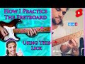 Log pants  how i think about and practice the fretboard using a tiny lick