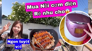 Cách  Em Ngoan Mua Nồi Cơm Điện  Cực Rẻ. Ăn Trưa Cùng Chị Bạn Người Thái Lan