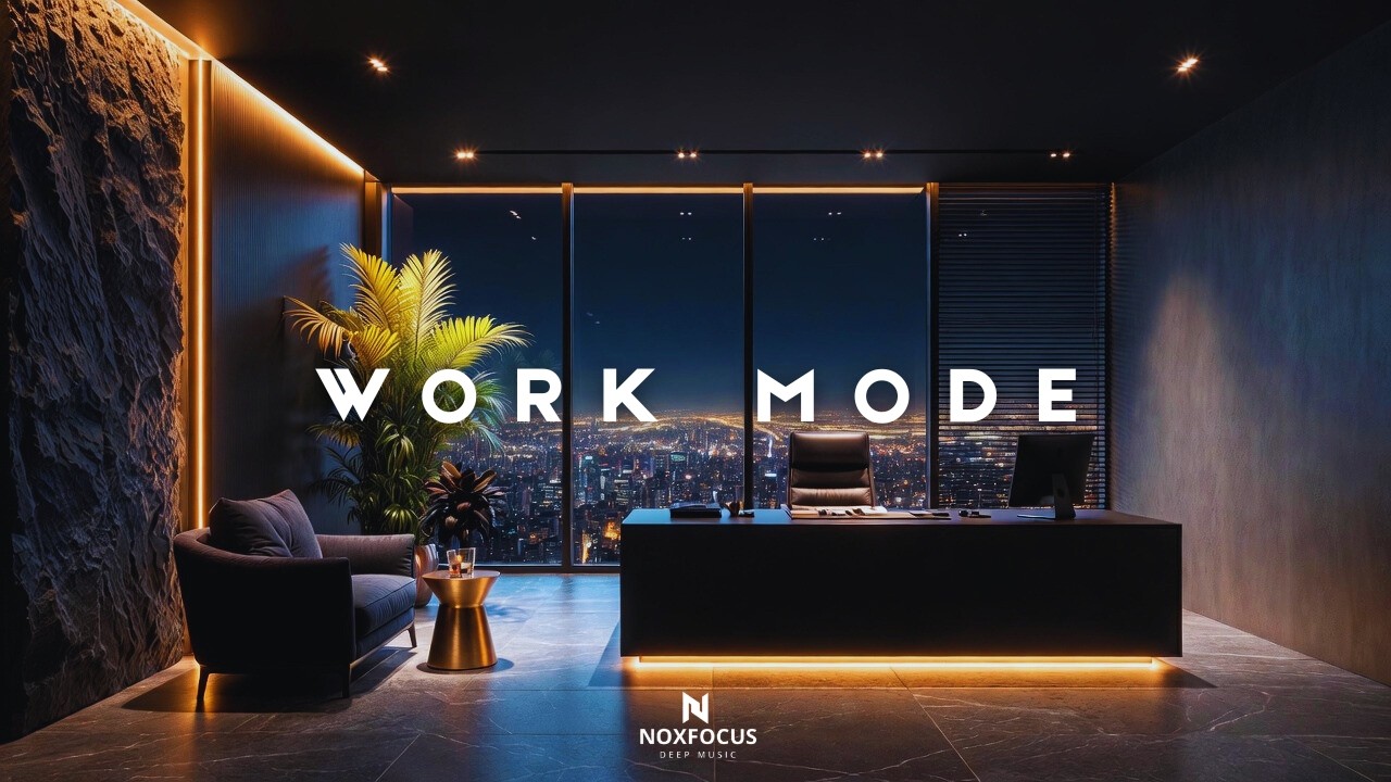 Midnight Office Ambience for Deep Focus & Elite Productivity