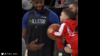 Jayson Tatum and his son Jayson Tatum Jr. aka Deuce hit the floor together in Chicago!!