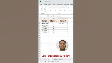 Add Hours to Time Automatically in Excel ⏰ | Excel Short Tutorial