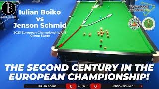 Iulian Boiko 104 vs Jenson Schmid | 2023 European Championship U18 Group Stage