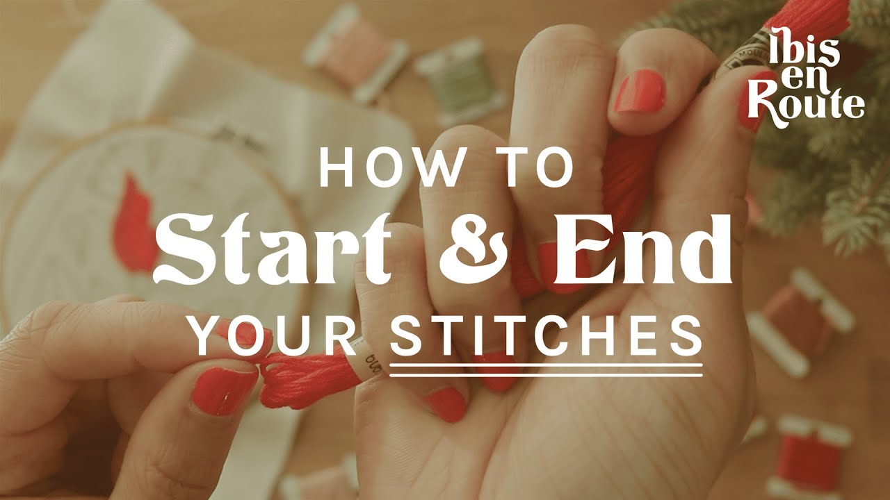 Threads Tutorial For Beginners How to Thread a Needle and Start & End Your Stitches | Quick Tutorial ...