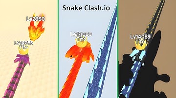 Snake Clash.io - All Max Android Gameplay (Part - 02) 