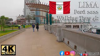 Miraflores Lima Perú 2022 - Walking Tour 4K