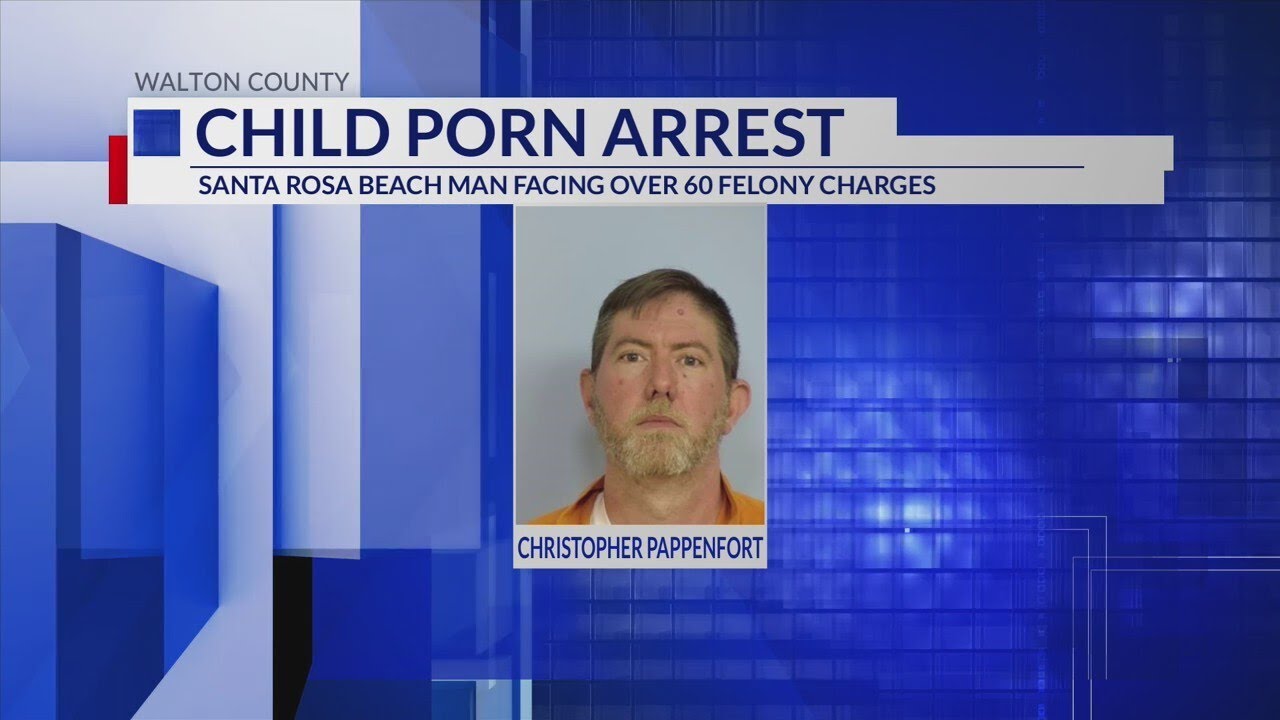 Santa Rosa Beach man facing over 60 felony charges for child porn material