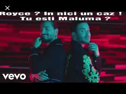 Maluma ft. Prince Royce - Hangover/ Mahmureală tradus in romana