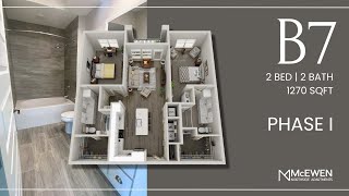 B7 | #1-4052 | Phase I | Two Bedroom | Virtual Tour | McEwen Northside Apartments