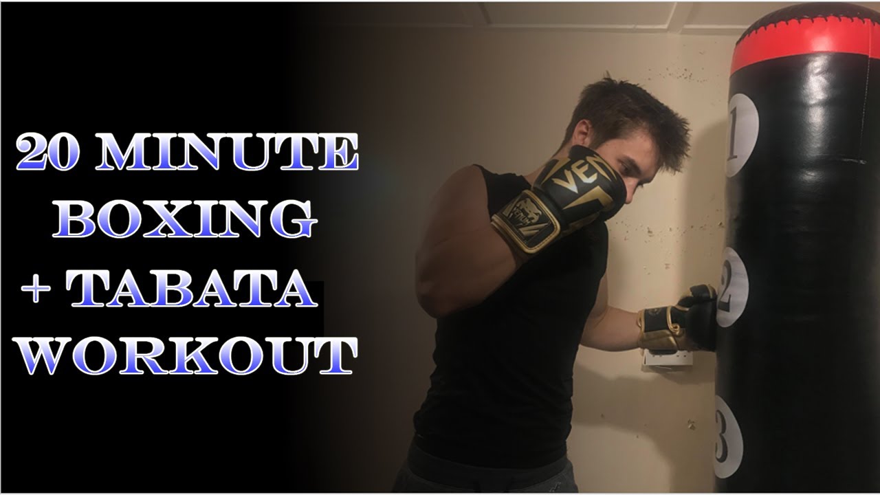 20 MINUTE BOXING + TABATA WORKOUT YouTube