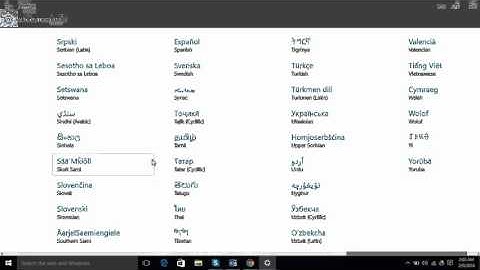 How to change Default Language in Windows 10