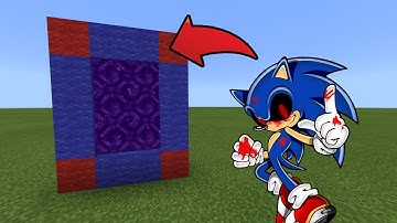 How To Make a Portal to the Sonic.exe Dimension in MCPE (Minecraft PE)