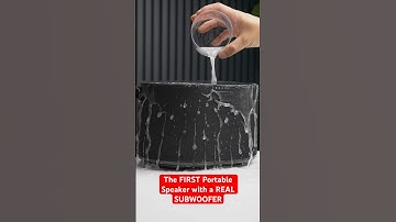 The FIRST REAL SUBWOOFER in a Portable Speaker - Brane X by Brane Audio