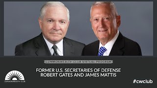 Former U.S. Secretaries of Defense Robert GatesaAnd James Mattis