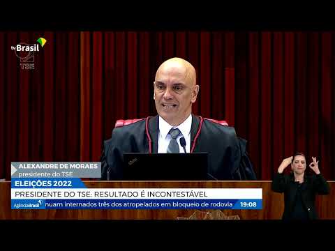 Presidente do TSE: resultado da eleição é incontestável